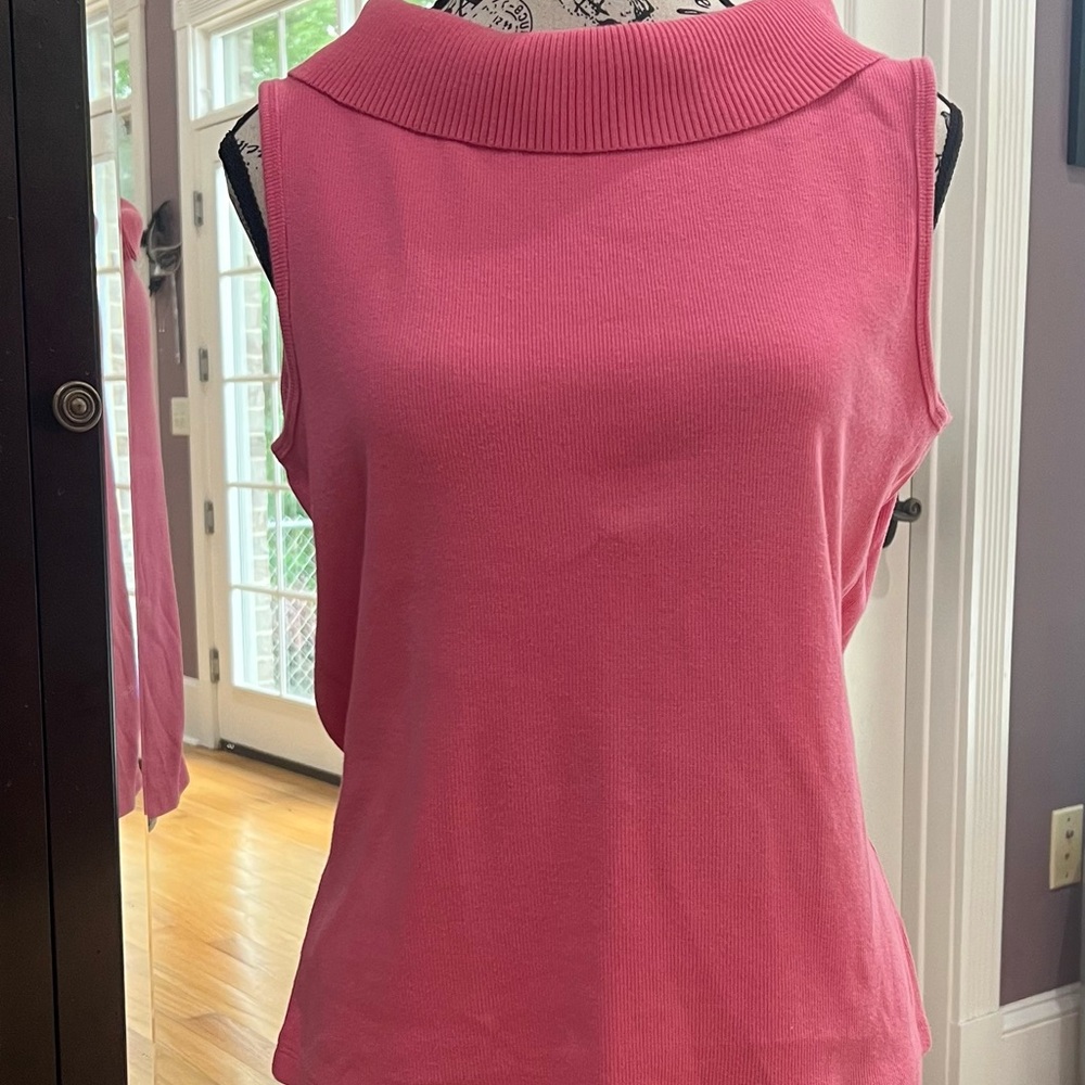 Pink Sleeveless Top